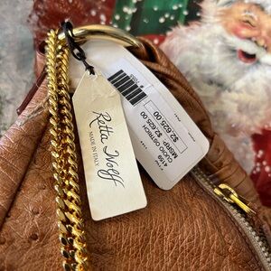 Reta Wolff Ostrich Leather Bag